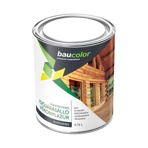 Baucolor vékonylazúr teak 0,75 L
