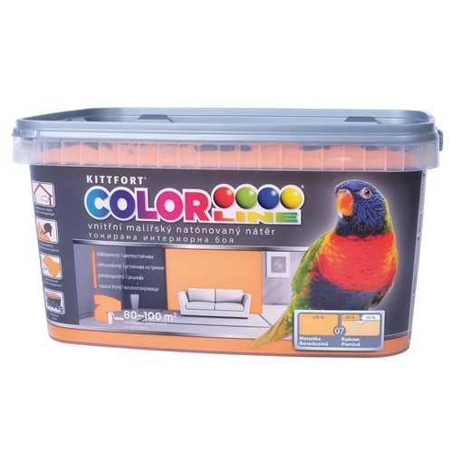 Colorline falfesték 07 barackszínű 2,5 L