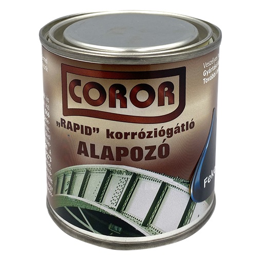 Coror korroziógátló alapozó fekete 0,25 L