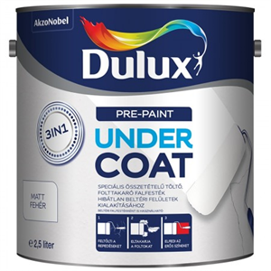 Dulux UnderCoat 3in1 töltő, folttakaró falfesték 2,5 L