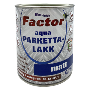 Factor aqua parkettalakk matt 0,75 L