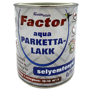 Factor aqua parkettalakk selyemfényű 0,75 L