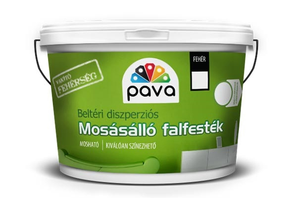Páva, a legjobb mosásálló falfesték a tiszta falakért