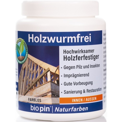 Biopin Holzwurmfrei favédőszer aqua színtelen 0,75 L