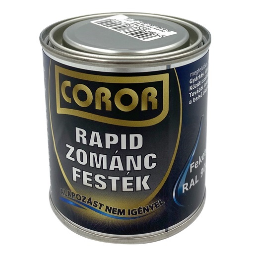 Coror Rapid Zománc matt fekete RAL9005  0,25 L