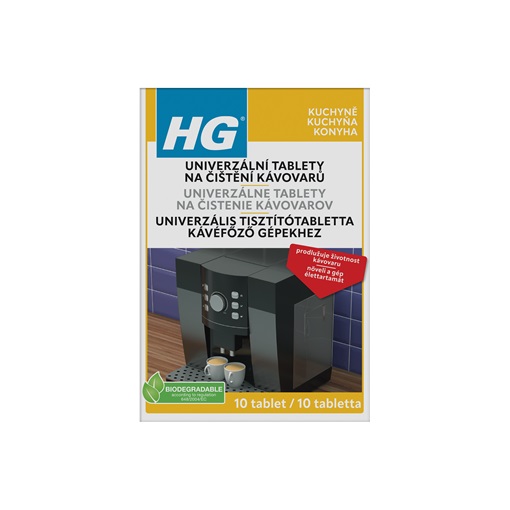 HG637000127 Univerzális tisztítótabletta kávéfőző gépekhez (10db-os csom)