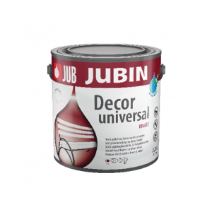 Jubin Decor vizes fedőfesték 1001 fehér 0,65 L