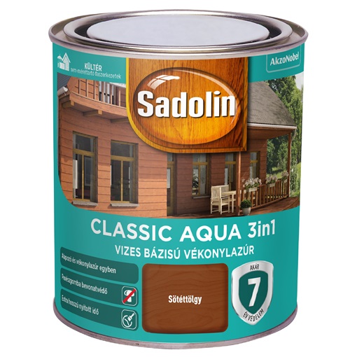 Sadolin Classic AQUA sötéttölgy 0,75 L