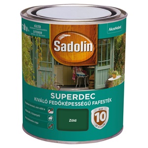 Sadolin Super Deckfarbe fafesték zöld 0,75 L Superdec